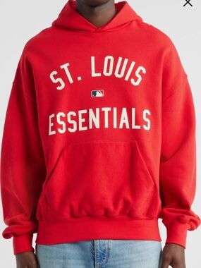 x MLB Cardinals Sport Fit Graphic Hoodie